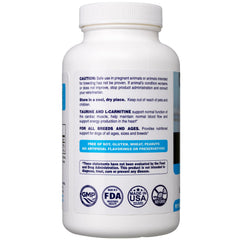 L-Carnitine and Taurine ingredients in Dr. Oscar formula support heart energy