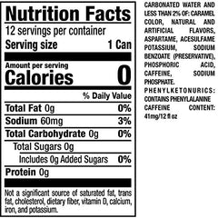 Dr Pepper Cream Soda Zero Sugar back can shows the label and zero sugar promise.