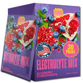 Dr. Price's Electrolytes Blueberry Pomegranate packets for convenient on-the-go hydration