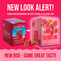 Back view of Dr. Price's Raspberry packets highlighting sugar-free formula