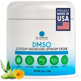 Dr. Robaina DMSO Cream bottle sideview showing smooth topical application