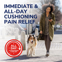 Foot with Dr. Scholl's Corn Removers providing cushioning during wear