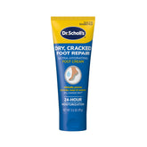Dr. Scholl's dry cracked foot repair cream tube for smoother feet.