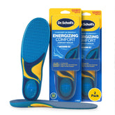 Dr. Scholl's Energizing Comfort insole with massaging gel supports forefoot for all-day comfort.