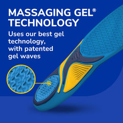 Dr. Scholl's Energizing Comfort triple gel design provides cushioning and shock absorption for daily activities.
