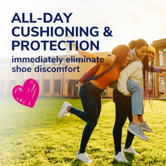 Dr. Scholl's insoles provide full-length cushioning for everyday wear.