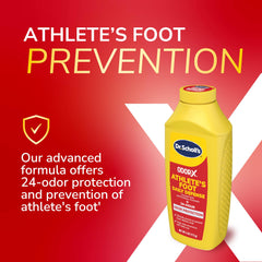 Dr. Scholl's Odor-X bottle dispensing for easy daily use.