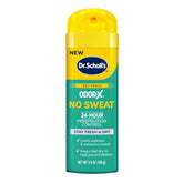 Dr. Scholl's Odor-X No Sweat Dry Spray with 360-degree spray for all-day foot dryness