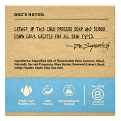 Dr. Squatch Coastal Mist bar soap natural oils for a refreshing daily cleanse