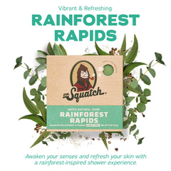 Dr. Squatch Coconut Castway bar provides tropical scent and nourishing coconut oil benefits.