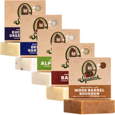 Dr. Squatch Deep Sea Goat's Milk bar ready for a refreshing cleanse with natural oils.