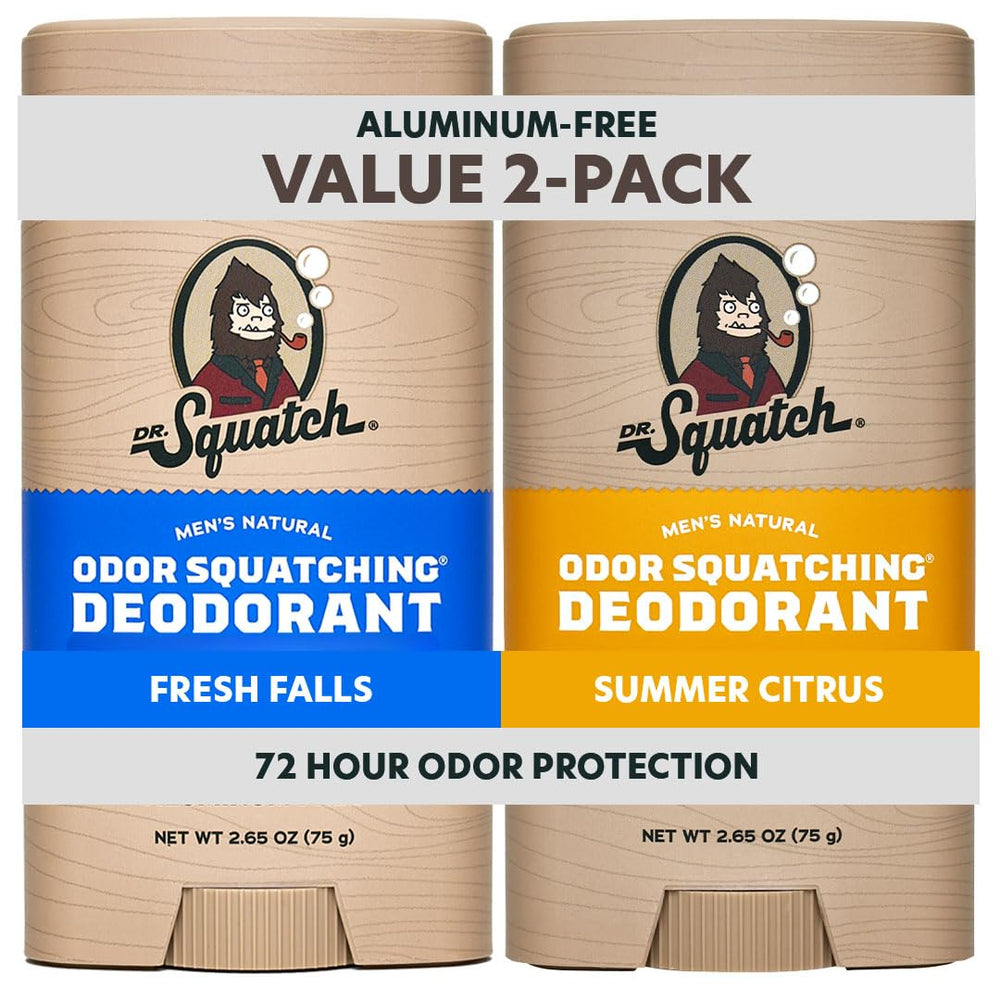 Dr. Squatch Fresh Falls deodorant stick for daily natural protection