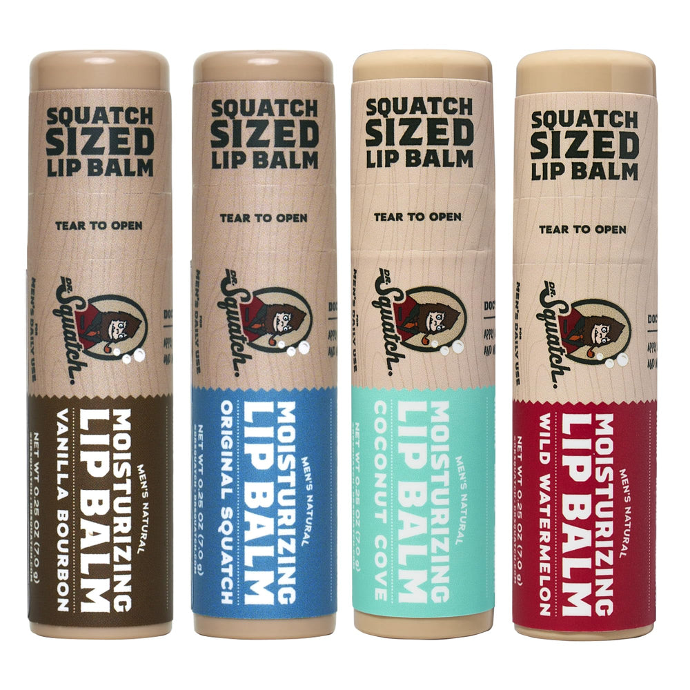 Dr. Squatch Original Mint lip balm for daily smoothness and hydration