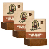 Dr. Squatch Wood Barrel Bourbon soap in shower with a fresh scent