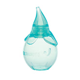Dr. Talbot's nasal aspirator front view in blue elephant design aids gentle relief.