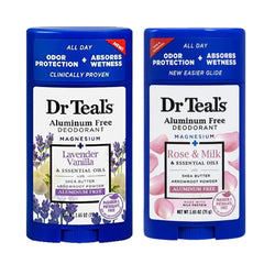 Dr Teal's Vanilla Lavender deodorant bottle with a fresh fragrance for daily use.