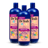 Dr Teal's Kids 3-in-1 elderberry bottle pour for a gentle bath routine