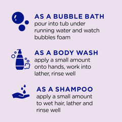 Dr Teal's Kids 3-in-1 Sleep Bath melatonin blend promotes wind-down.