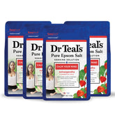 Dr Teal's Pure Epsom Salt Ashwagandha jar for calming soak