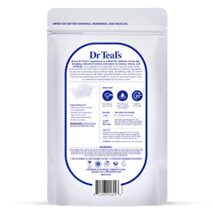 Dr Teal's Epsom salt dissolving in a warm bathwater.