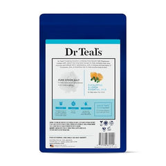 Dr Teal's Restorative Minerals bath scene emphasizing skin revitalization and relaxation.
