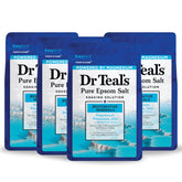 Dr Teal's Restorative Minerals Epsom salt bottle for soothing relaxation.