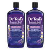 Dr Teal's Sleep Bath bottle shown for a calming nighttime ritual