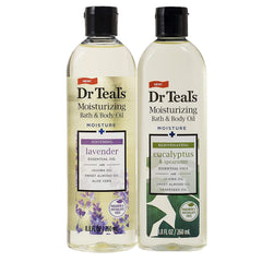 Dr Teal's Variety Gift Set packaging with lavender and eucalyptus oils
