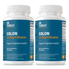 Dr. Tobias Colon Cleanse bottle front for easy daily use and gentle gut support
