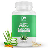 Dr Vitz 15 Day Colon Cleanse bottle front for easy use