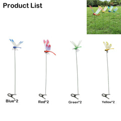Draduo weatherproof dragonfly clips resist sun and rain for outdoor use