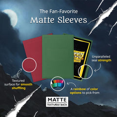 Dragon Shield Matte Sleeves shuffle smoothness, reducing card sticking during games.