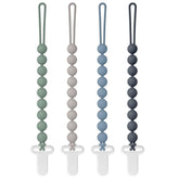 Draklary pacifier clip with round design secures pacifier for newborns and toddlers.