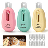 DRAXZOR bread lame 3-pack for precise dough scoring on artisan loaves