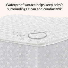 Dream On Me Honeycomb orthopedic mattress in toddler bed setup for growing child