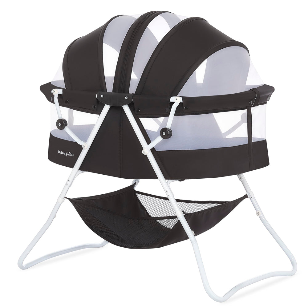 Dream On Me Karley Bassinet with lightweight frame for easy room-to-room use