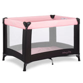 Dream On Me Nest portable playard setup demonstrates quick assembly for travel.