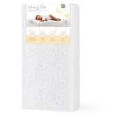 Dream On Me two-in-one breathable mini crib mattress infant side for airflow