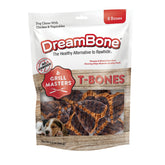 DreamBone Grill Masters T-Bones pack shot with eight rawhide-free chews.