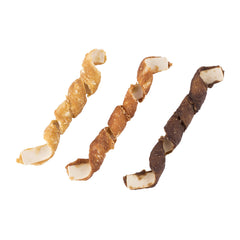 DreamBone Spirals beef flavor chew, highly digestible and rawhide-free.