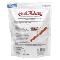 DreamBone Triple Flavor Swirlz close-up of beef, peanut butter, pork chews
