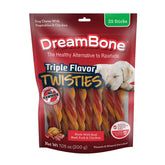 DreamBone Twisties rawhide-free chew, a tasty alternative for dogs.
