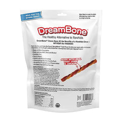 DreamBone Twisties real beef-pork-chicken flavor dogs love.