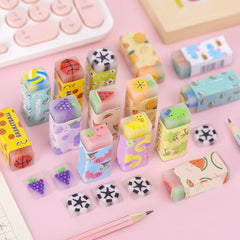 Dreamm dinosaur-style erasers colorfully engage kids during learning tasks