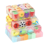 Dreamm fruit-style cute erasers for classroom fun and precise erasing