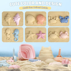 Dreamon mesh bag keeps beach toys organized and sand-free after play.
