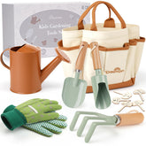 Dreamon Gardening Set pink tote bag for easy tool storage during outdoor play