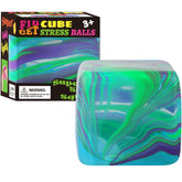 Drephere ice cube stress ball in green, compact and portable for quick anxiety relief.
