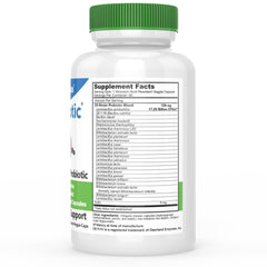 Nexabiotic capsules closeup highlights small, easy-to-swallow delayed-release design