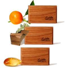 Drift car air freshener close-up wood block with premium scent.